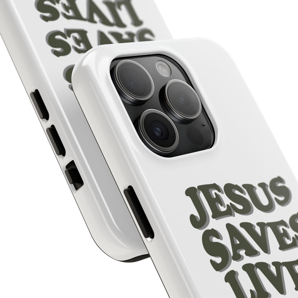 Jesus Saves Lives Phone Case