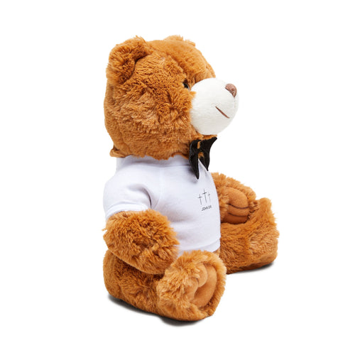 Teddy Bear T‑Shirt | Plush Gift for Baptism & Easter